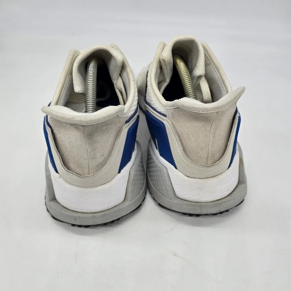 Adidas EQT Cushion ADV Mens Size 11.5 White Blue Athletic Running Shoes Sneakers